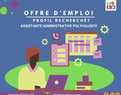 Offre d’emploi : Assistante Administrative Polyvalente