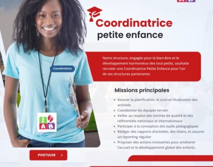 Offre d’emploi : Coordinatrice Petite Enfance